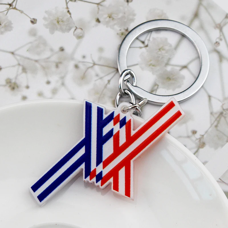 Anime DARLING in the FRANXX 02 Keychain Driver ZERO TWO 002 Red Devil Horn Metal Pendant Car Keyring For Friends Gift - view 5