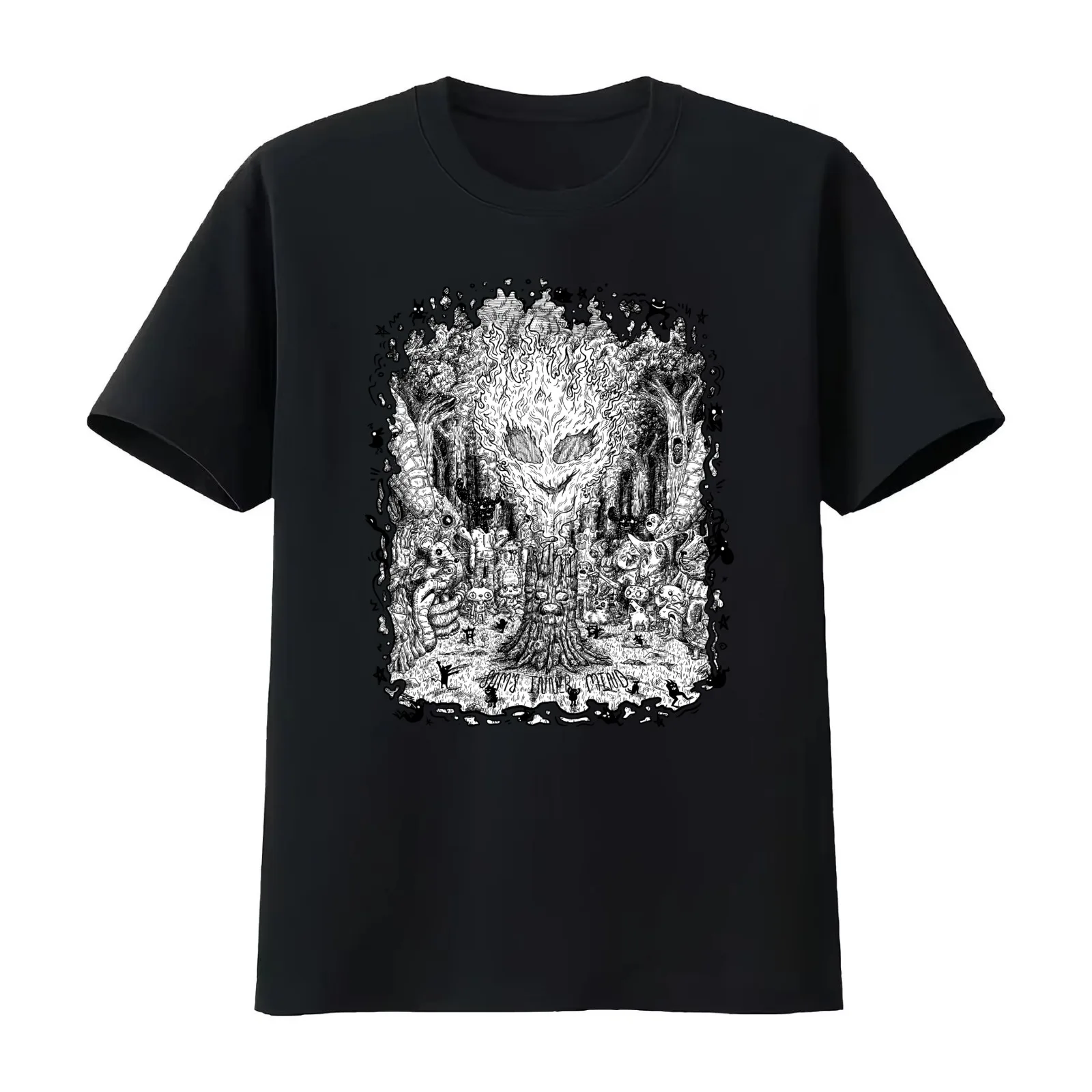 The Ritual sam’s inner mind T-Shirt Summer Casual Cotton Tee Oversized Streetwear Tops Vintage Graphic Print 100% Cotton