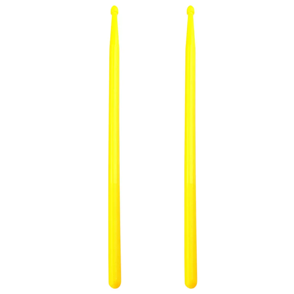 1 زوج عصي طبلة مادة النايلون مقبض طويل السلس المضادة للانزلاق قرع عصا لمجموعة طبلة الطبول أثيري ممارسة الأداء