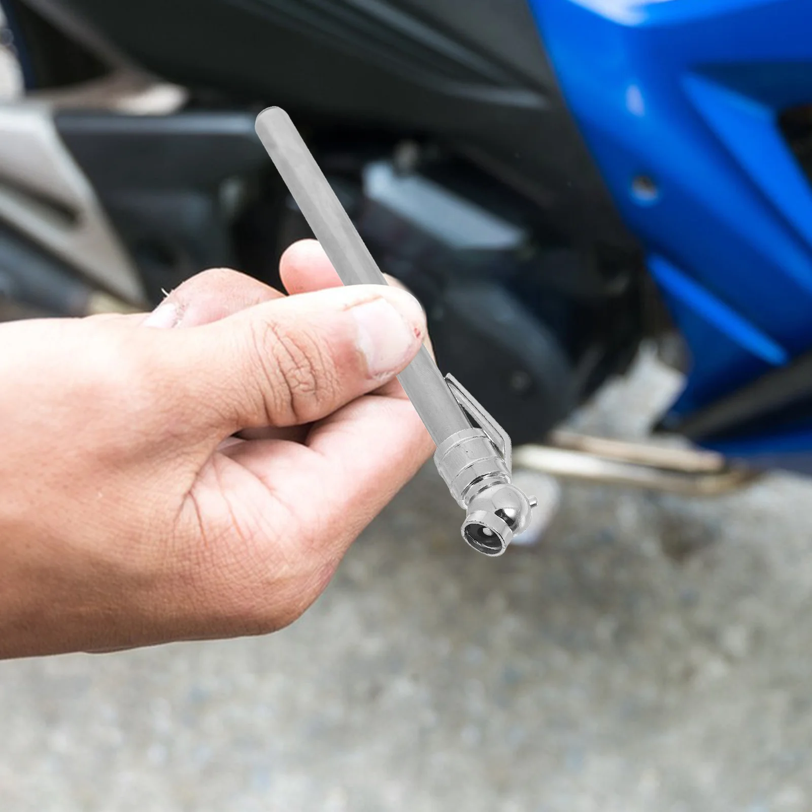 

Tire Pencil Gauge Alloy Tip Portable Car Truck Motorcycle Pressure Tester For Safe Driving Tire Pressure Pen