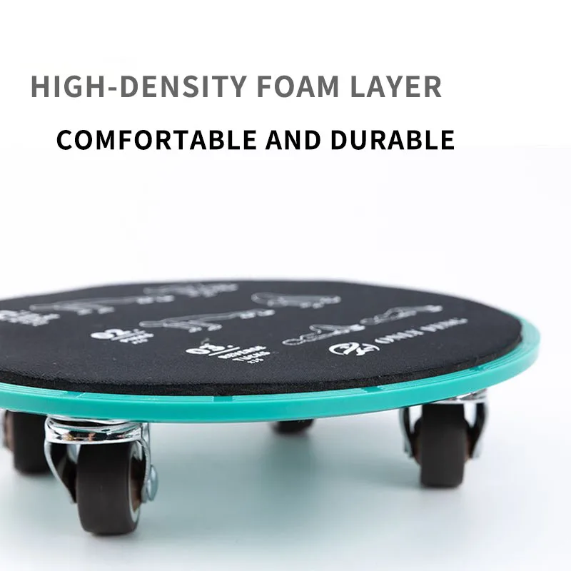 Abdominal Muscle Disc Fitness Four Wheel Roller Sliding Equipment Plate Household Training New Style Fitness Sport Equipments