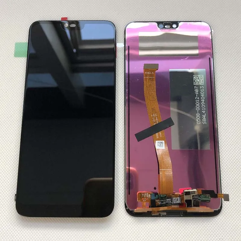 With Fingerprint For Huawei Honor 10 COL-L29 COL-AL10 LCD Display Matrix Pantalla Honor 10 LCD Touch Panel Digitizer Assembly