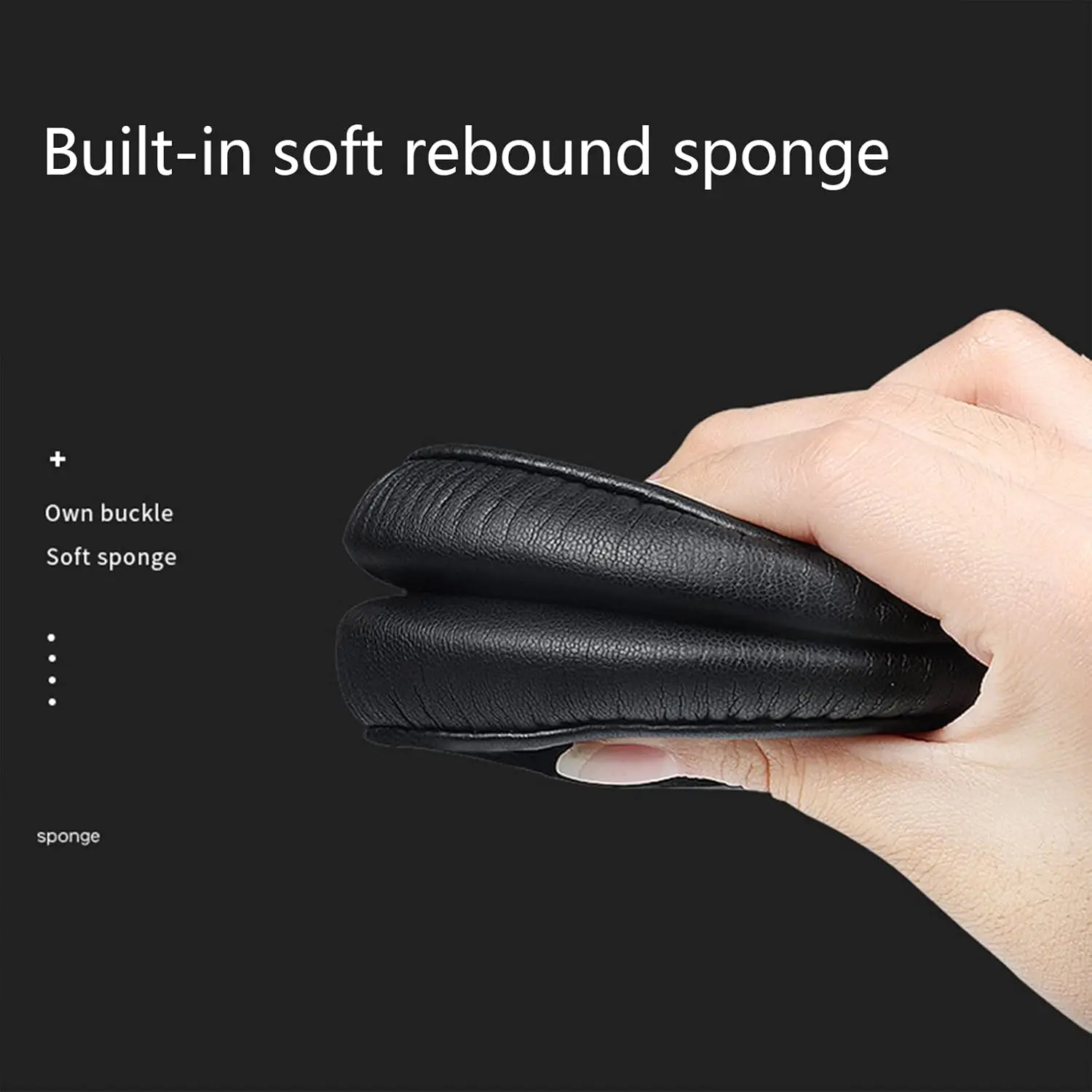 Earpads Covers Headbeam for Edifier W800BT Plus Earphone Earmuffs Replaced Old Earpads view 4