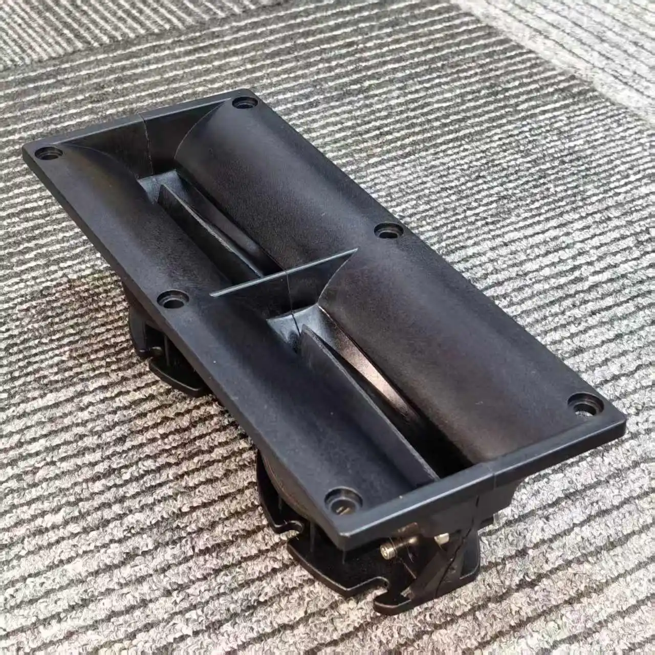 Bocina de altavoz de garganta doble, guía de onda de 2x1 pulgadas para matriz de línea de audio profesional, componente de controlador de alta frecuencia 247,5*100,5*85,4mm