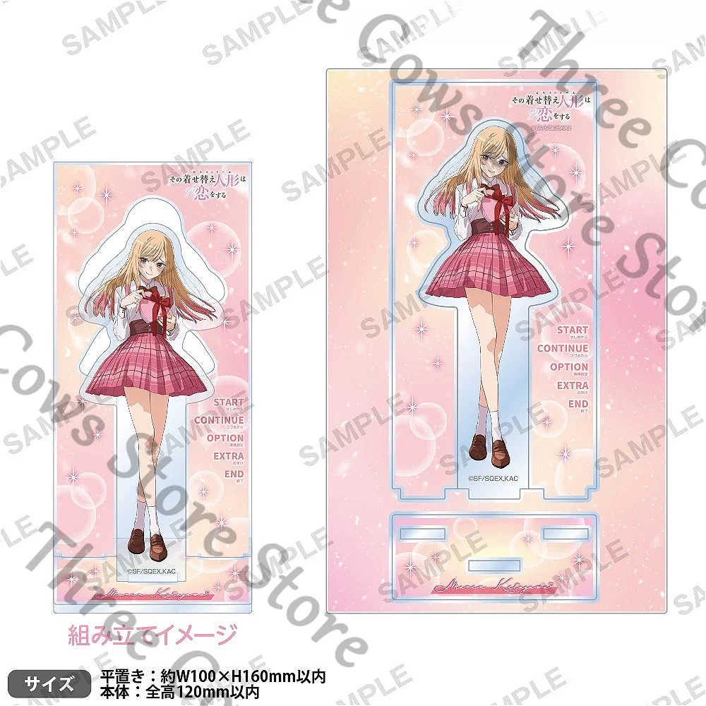 Genuine Anime My Dress-Up Darling Kitagawa Marin Cosplay Cartoon Acrylic Stand Figure Standing Sign Indicative Board Fans Gift