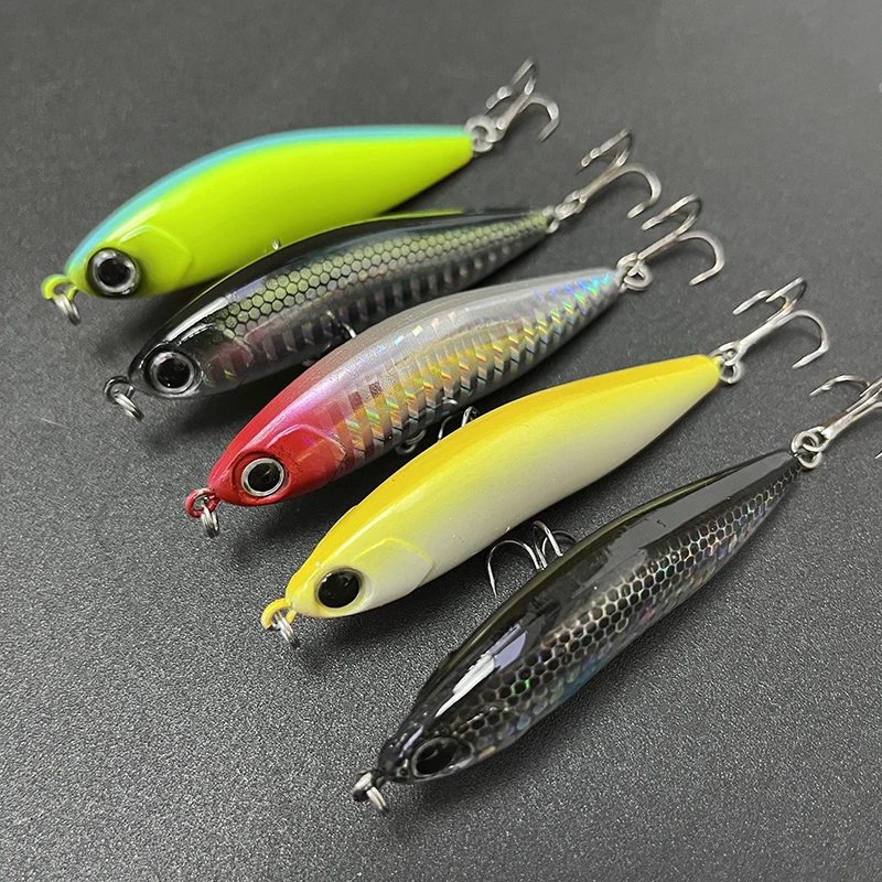 70mm 12.5g Slow Sinking Pencil Fishing Lure Artificial Hard Bait Saltwater Trout Bass Swimbait Wobbler Pesca Isca Fishing Tackle - Image 2