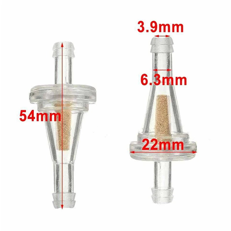 Good New Motorcycle Copper Core Gasoline Filter Universal Petrol Inline Fuel Filter Resistance Car Fuel Filter Element Motorbike