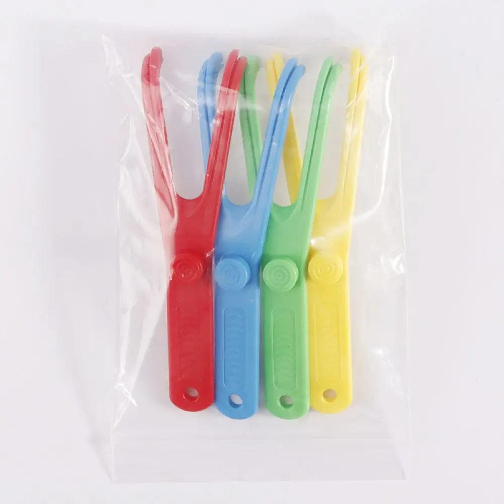 JNSUR 1 Stück Y-förmiger Zahnseidehalter, Interdentalreiniger, Zahnseide-Zubehör, Ersatz für Zahnseide-Picks, Mundpflege, Zahnstocher, Reinigung – Detail 6