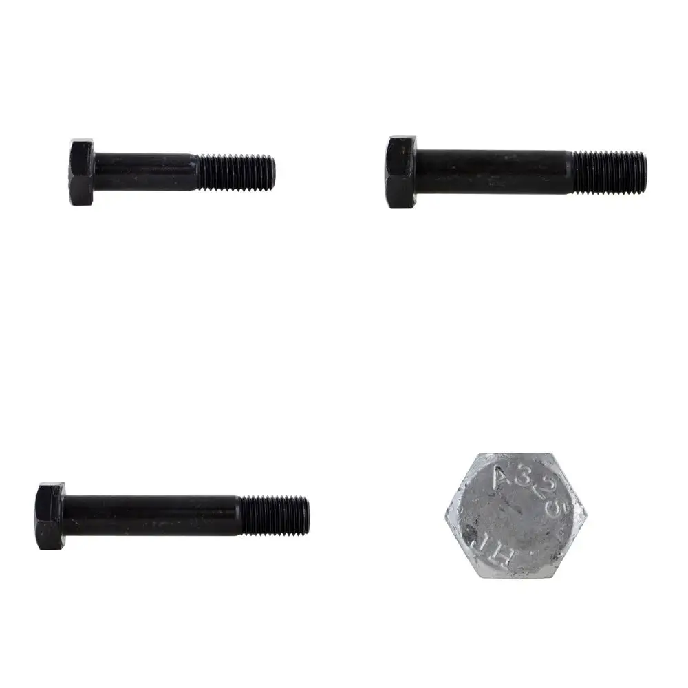 

5/8-11 x 3-1/4 A325 Тип 1, тяжелые шестигранные структурные болты (25 шт.) — простая отделка