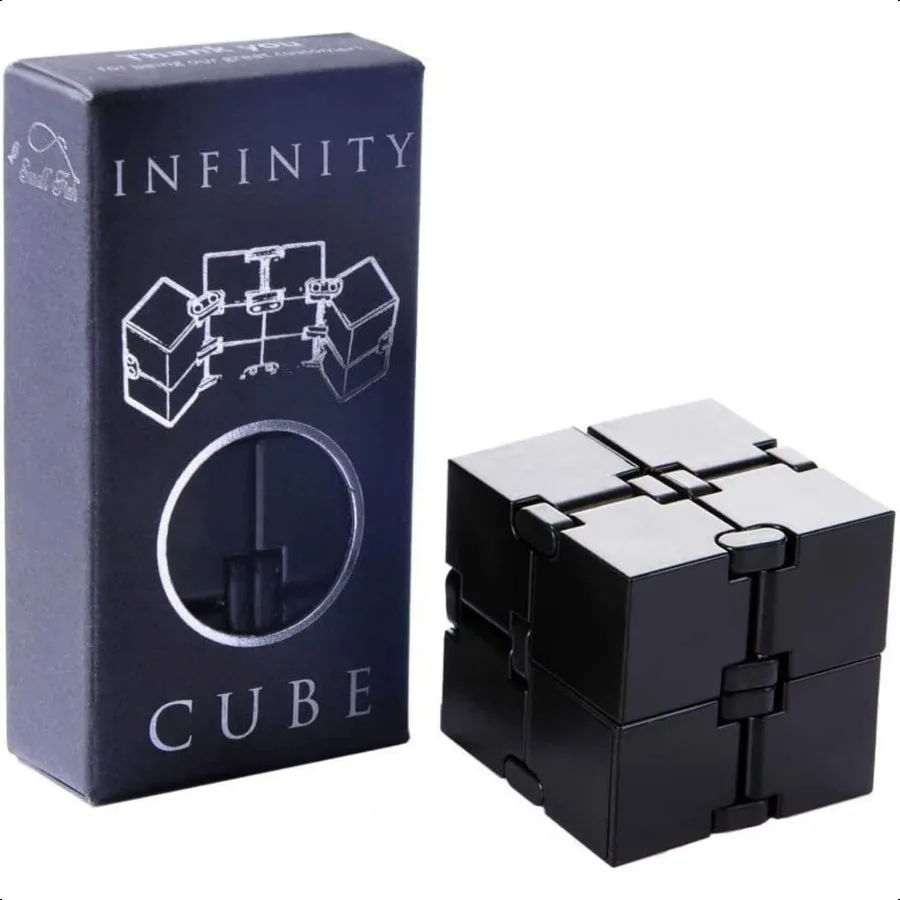 

Infinity Cube Sensory Fidget Toy EDC Fidgeting Game for and Adults Cool Mini Gadget Best for Str and Anxiety Relief and Kill Ti
