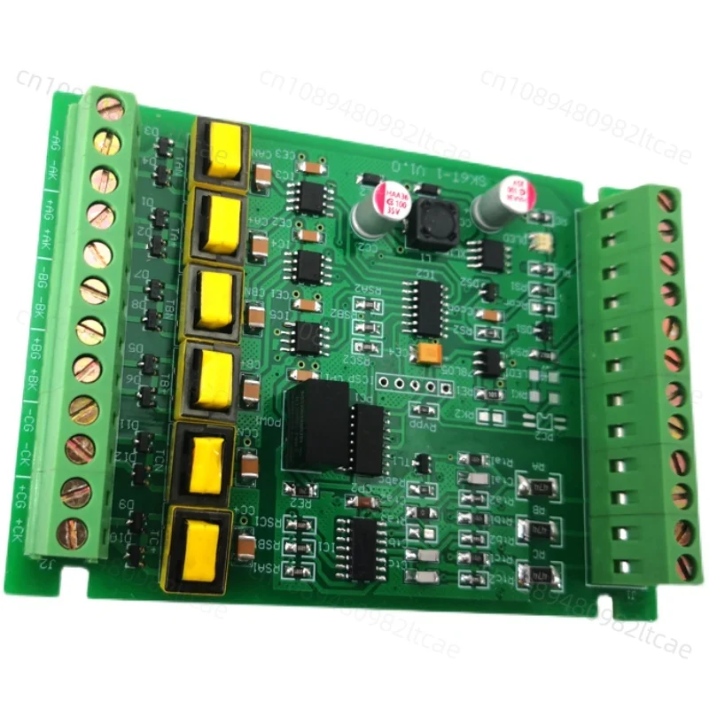 Open-loop Three-phase AC Thyristor Thyristor Phase Shift Trigger Control Board Driver Voltage Regulating Board Circuit Board