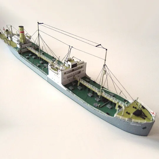 1:400 Paper Model  Polish Cargo Ship Karpaty