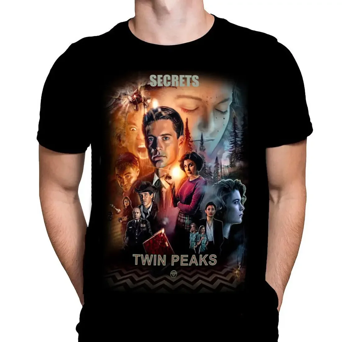 SECRETS TWIN PEAKS 90'S TV SHOW T Shirt Mystery Drama Horror