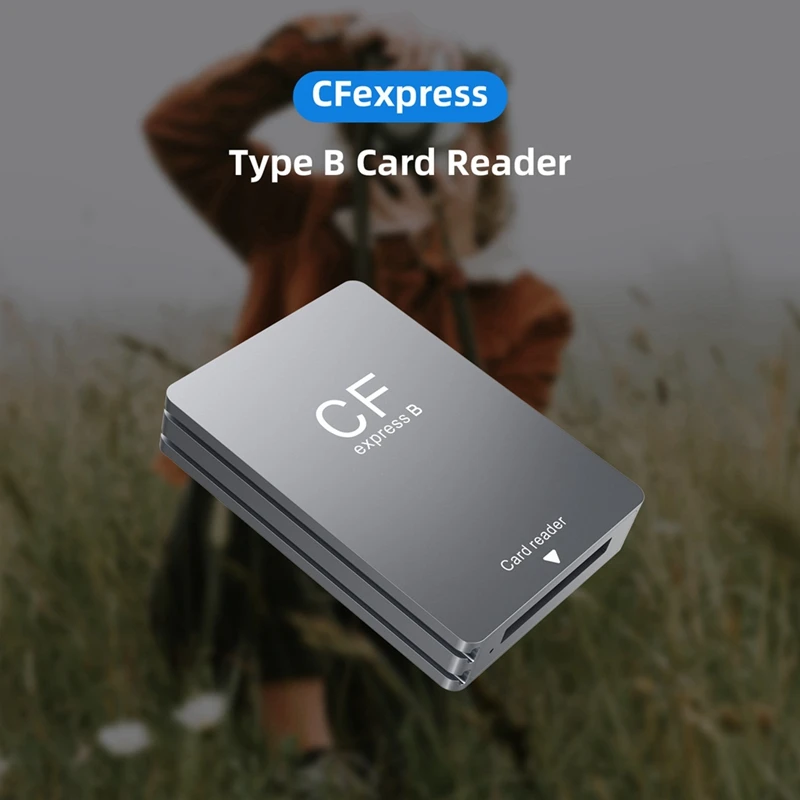 Cfexpress Type B Card Reader USB3.2 Gen2 10Gbps Cfexpress Reader Memory Card Adapter With USB C To USB C/A Cable