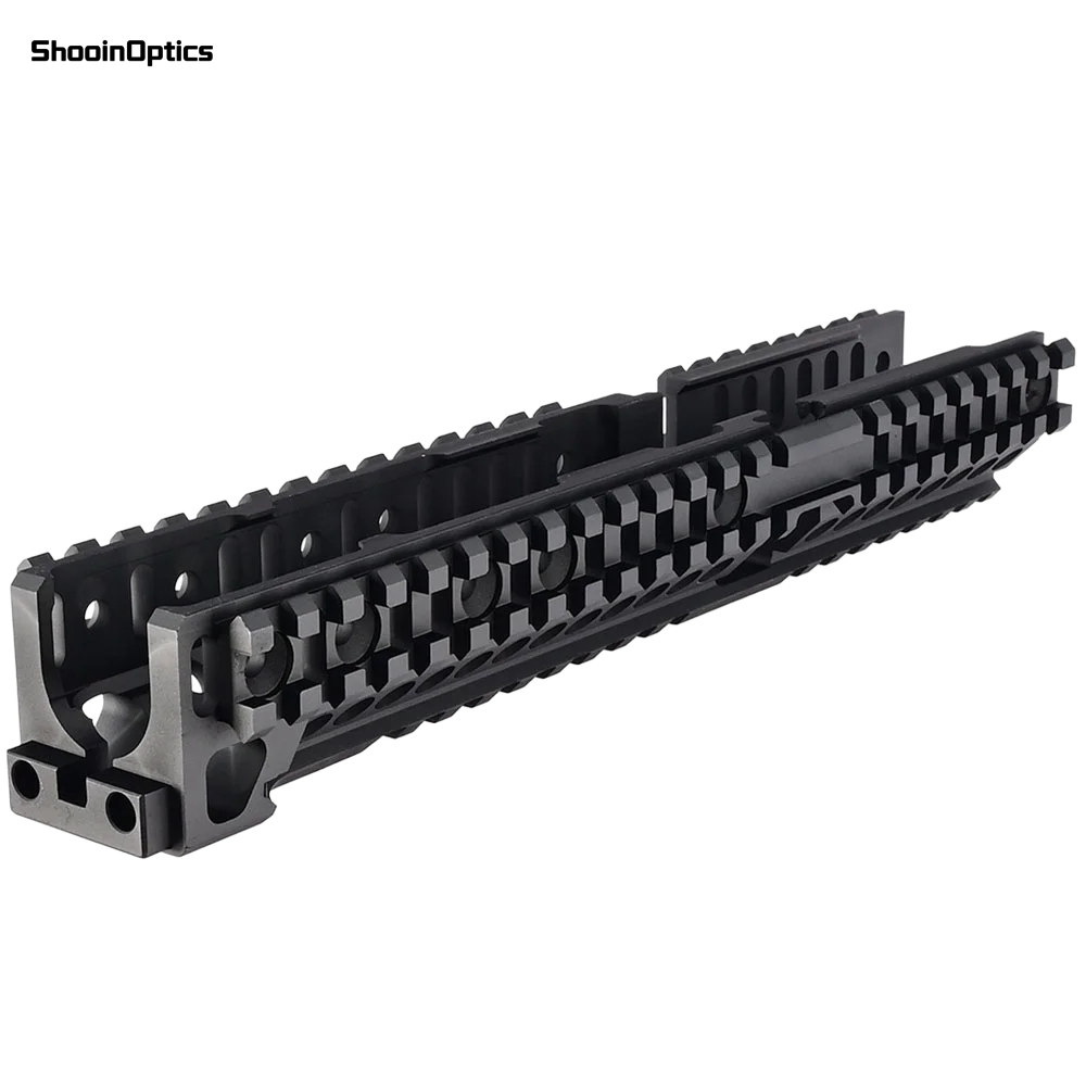 Taktische B30 B31 AK Quad Picatinny-Schienenhalterung aus Aluminium, Schienensystem in voller Länge für AK74 AK47 AEG GBB Gewehr – Detail 3