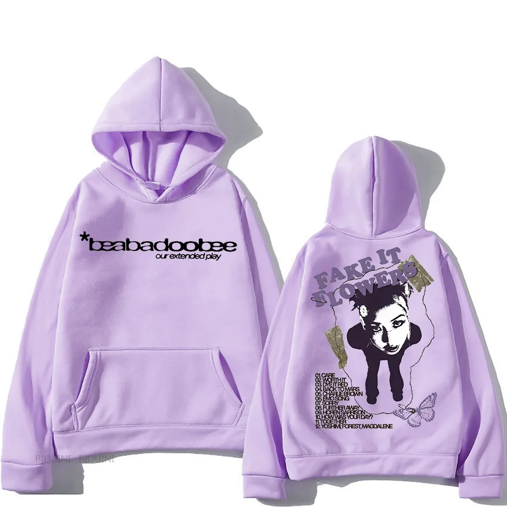 

Sudaderas Fashion Hooded Beabadoobee for Autumn/Winter Hip Hop Retro Sweatshirt Long Sleeve Comfortable Clothes Women Pullovers