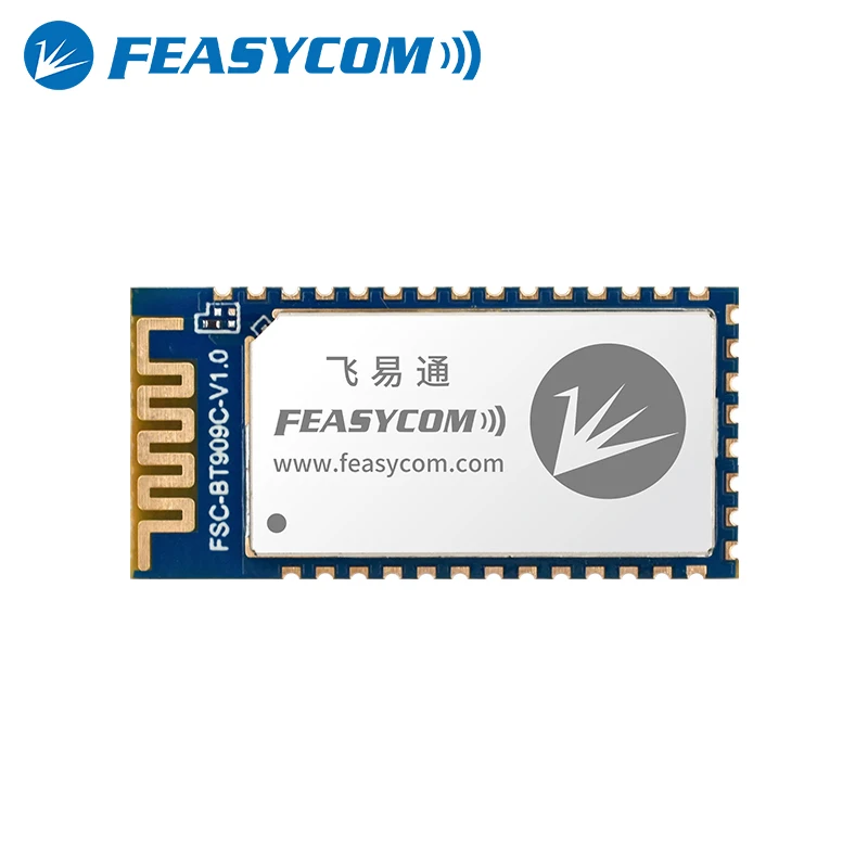 Class 1 Long Range CSR8811 Bluetooth 5.2 Dual Mode Module Support UART Data and I2S Audio Transceiver FSC-BT909C