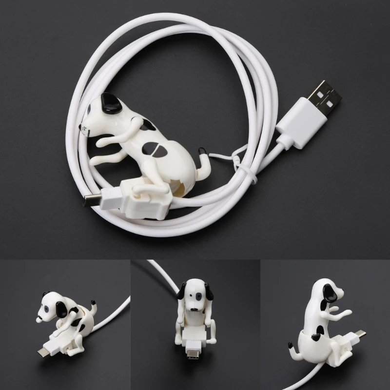 1M type-c USB Phone Cable Mini Humping Spot Dog Toy Smartphone Cable Data Chargi