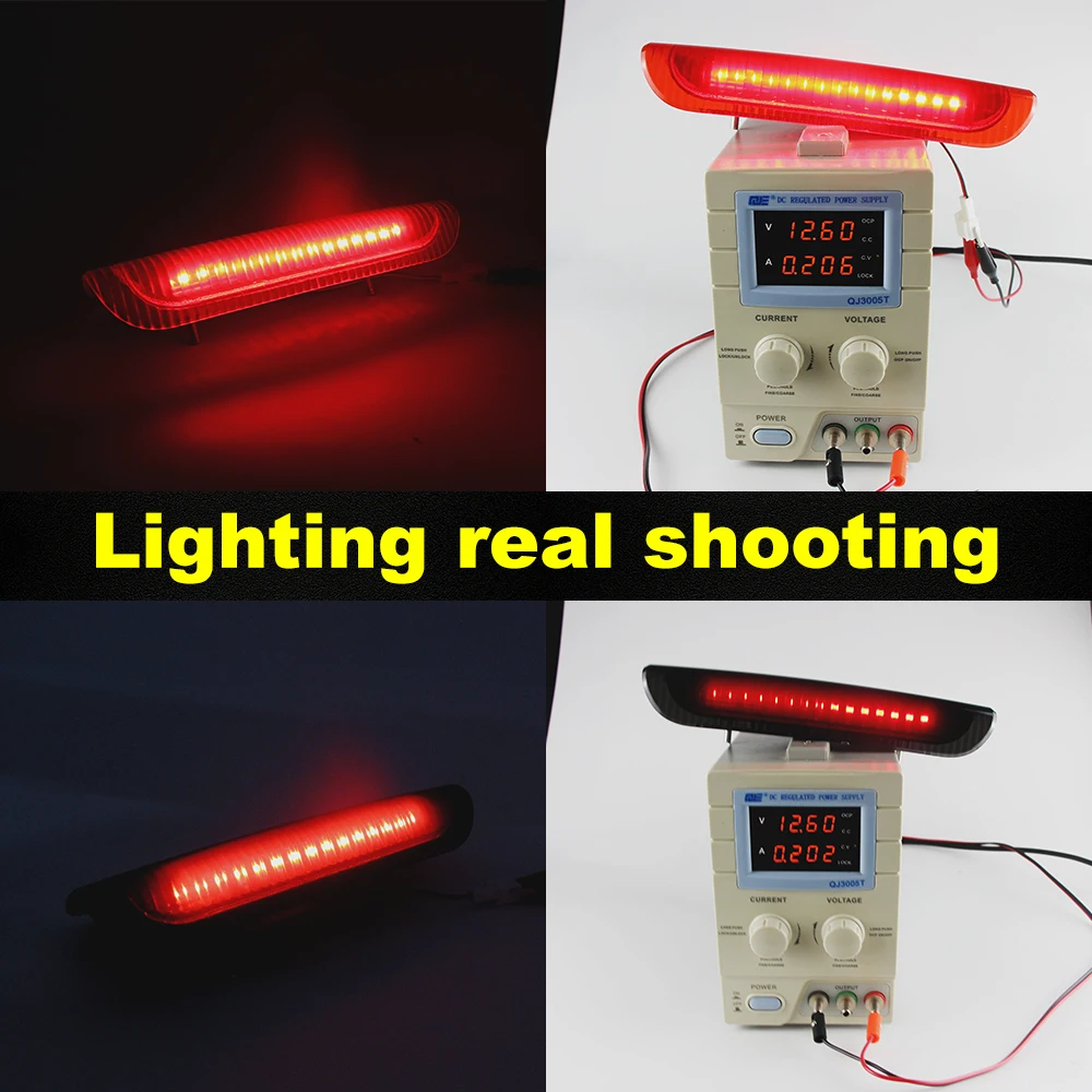 For Nissan Juke F15 2011 2012 2013 2014 2015-2020 Red LED High Mount Third Brake Light 3rd Rear Stop Lamp Tail Warning Lights view 5