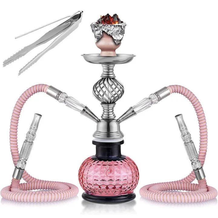 Schwarze doppelte Shisha