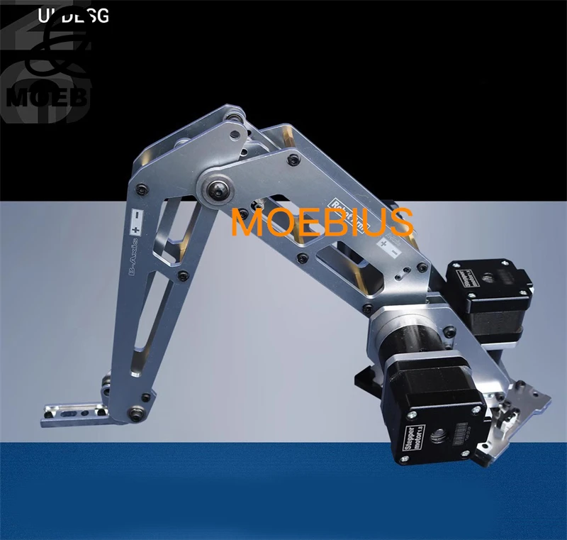 Nuovo grande carico 3 DOF Robot Arm manipolatore con motore passo-passo pompa di aspirazione ventosa modello di robotica industriale