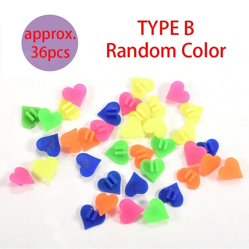 36PCS Colorful Decorations Clips for Kids Bike Multi Color Plastic Bicycle Wheel Spoke Beads Children Kid Gifts Bike Accessories