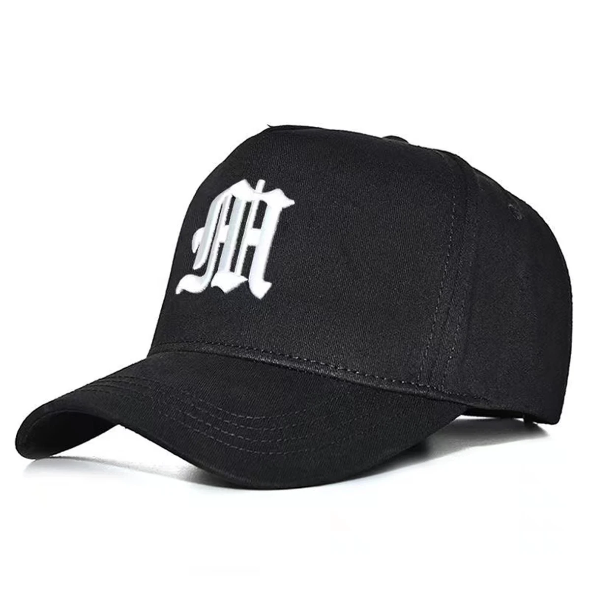 Unisex Gothic Buchstabe M Stickerei Baseball Caps Frühling Herbst Outdoor Einstellbare Casual Hüte Sonnenschutz Hut Sport Kappe – Detail 3