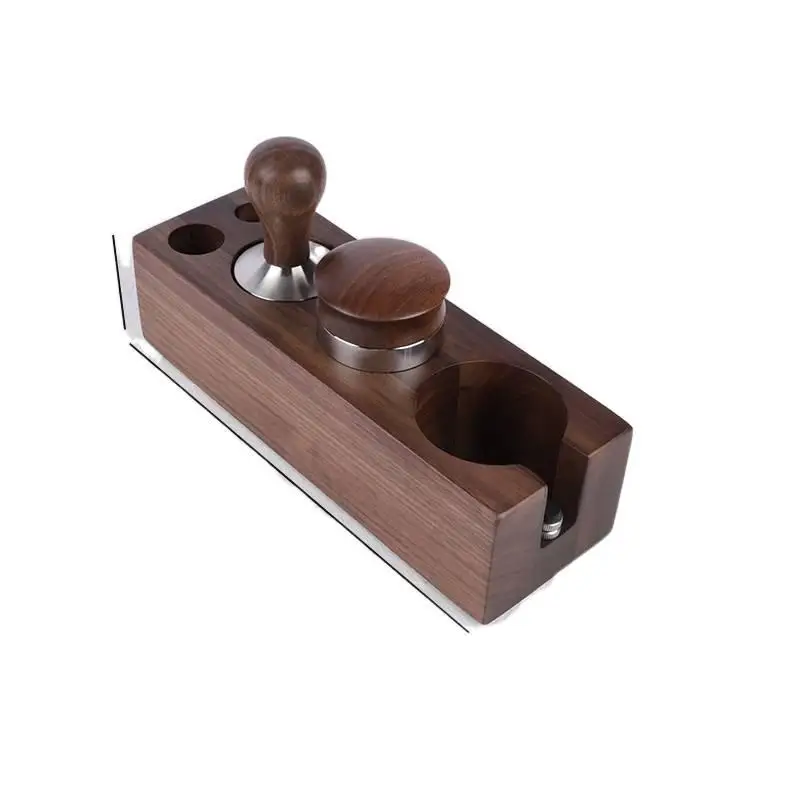

for Delong ec685/680/885 coffee machine 51mm vertical five-hole walnut wood powder press set