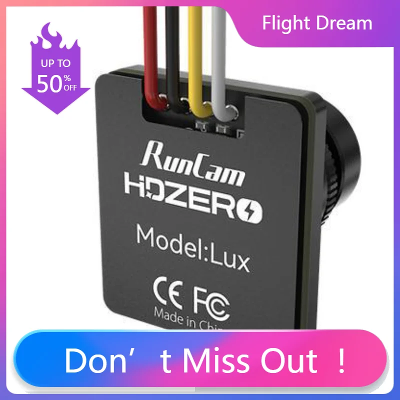 

NYHDZero Lux Camera CMOS Sensor For Micro Aerial Video High Definition Lightweight Compact Design