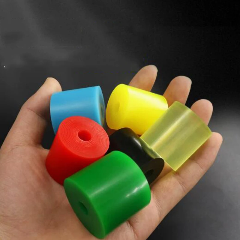 1-10pcs Colored PU Elastic Punching Cushion Pad PU Round Plate Rubber Spring Sheet Polyurethane Mould Sealing Gasket Fill