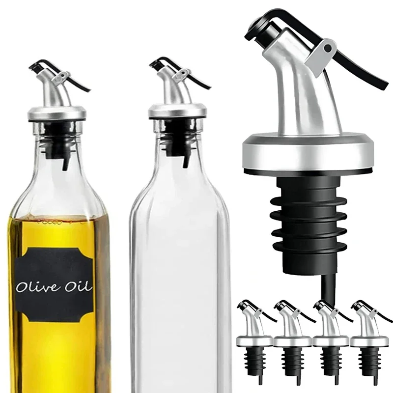 

Olive Oil Spouts Oil Vinegar Bottle Stopper Spout Leakproof Nozzle Dispenser Wine Pourer for Vinegar Olive Salad Wine