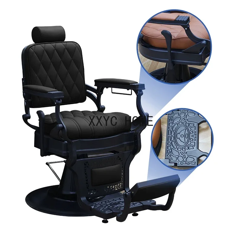 

Stylist Lounges Barber Chair Spinning Retro Chairs Folded Barbershop Facial Haircuts Stolek Kosmetyczny Furniture