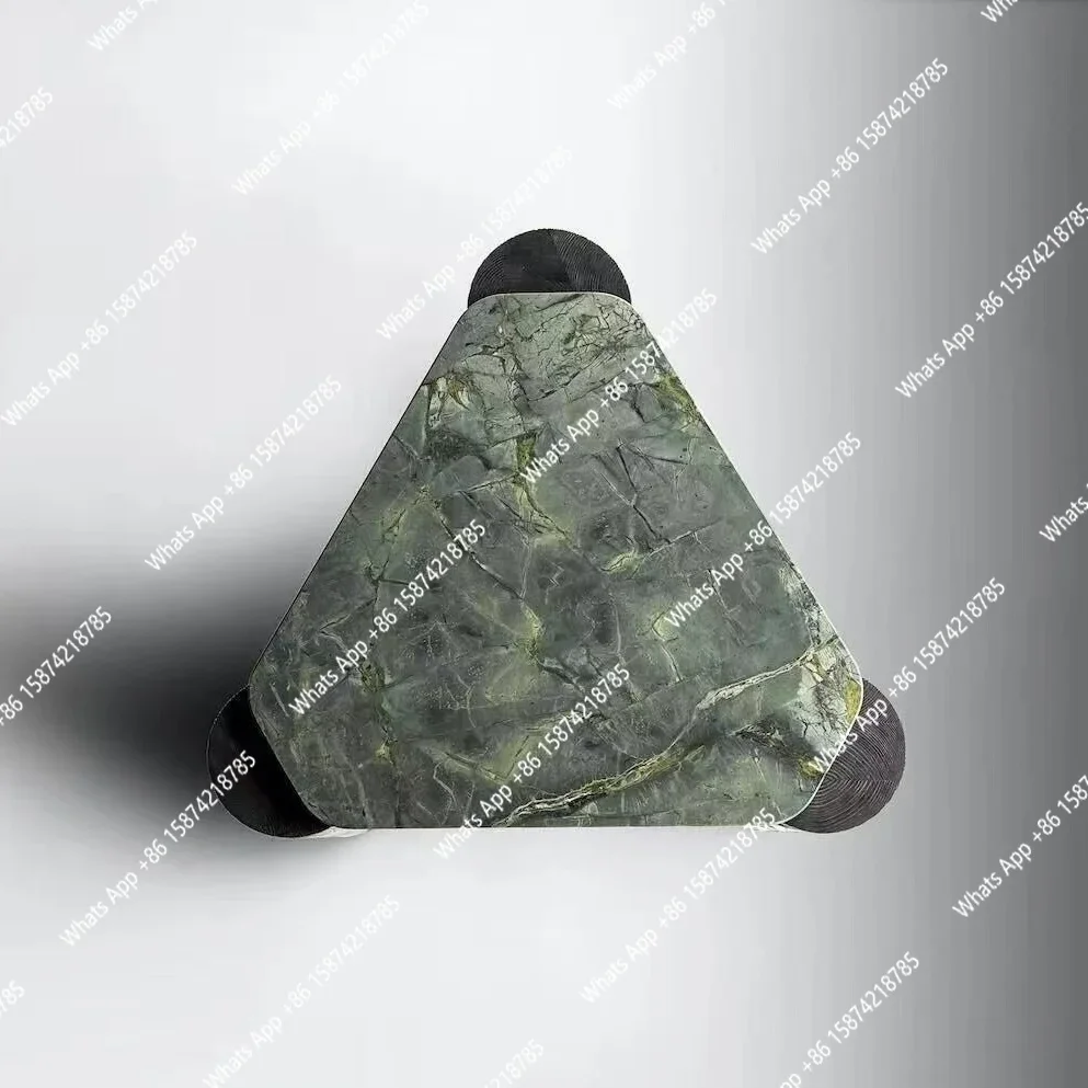 طاولة قهوة ترافرتين إيطالية ZL، درجة معرض فني للعرض والفيلا، مقاومة للحرارة والخدش، تصميم رئيسي، قابلة للتخصيص