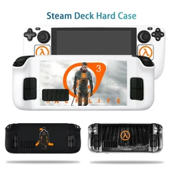 Steam Deck Case Game Console Freeman Cover Hard PC Protective  Anti-Scratch Non-Slip Gaming Valve  Black Shell Case Accessories