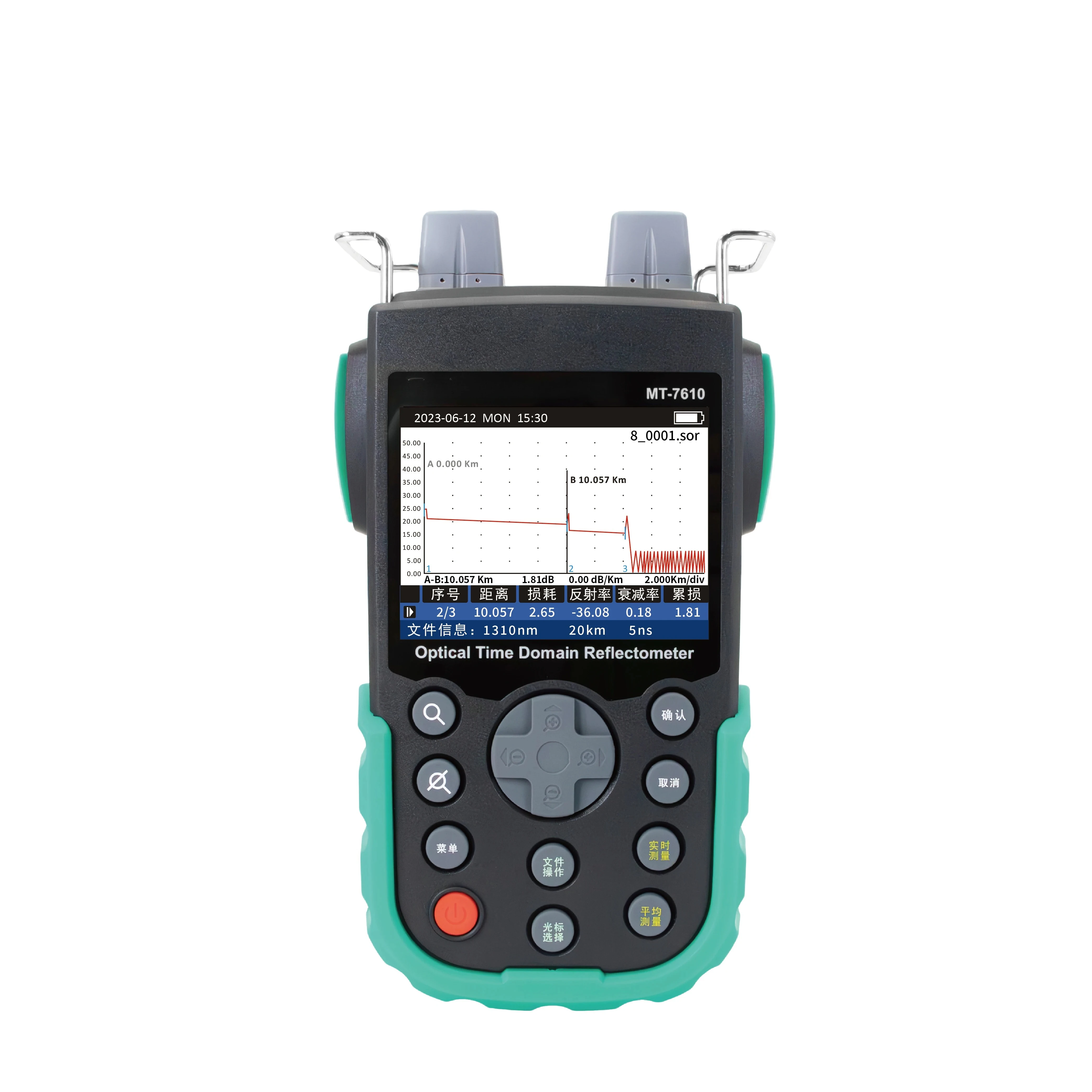 Pro'sKit مقياس انعكاس المجال الزمني البصري جهاز اختبار الألياف الضوئية كاشف نقطة التوقف للخطأ MT-7610G #1