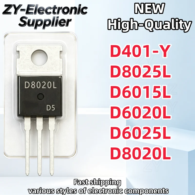 10Pcs Brand New D8025L D6015L D401-Y D6020L D6025L D8020L MOS FET TO-220 Best Quality In Stock