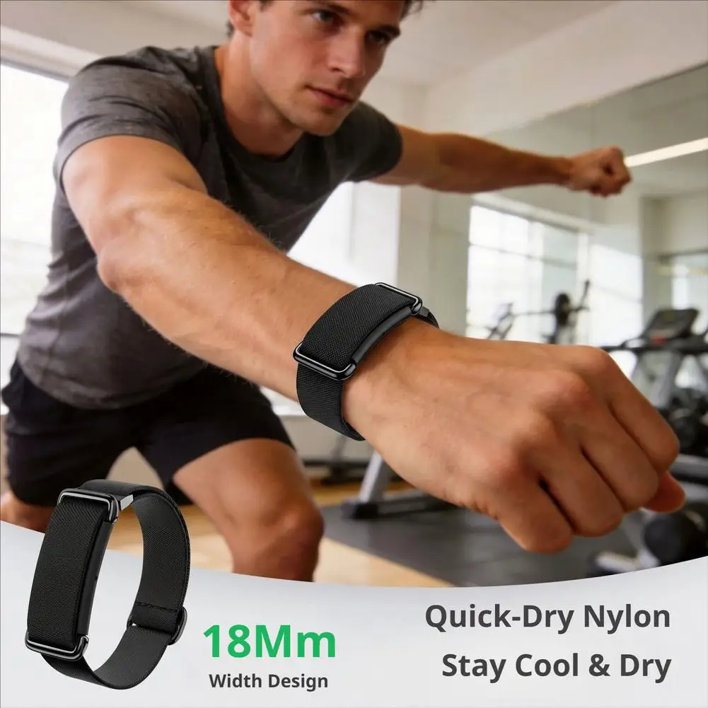 Nylon Strap For Google Fitbit Air Adjustable Metal Buckle Sport Loop Breathable Replacement Wristband Smartwatch Accessories