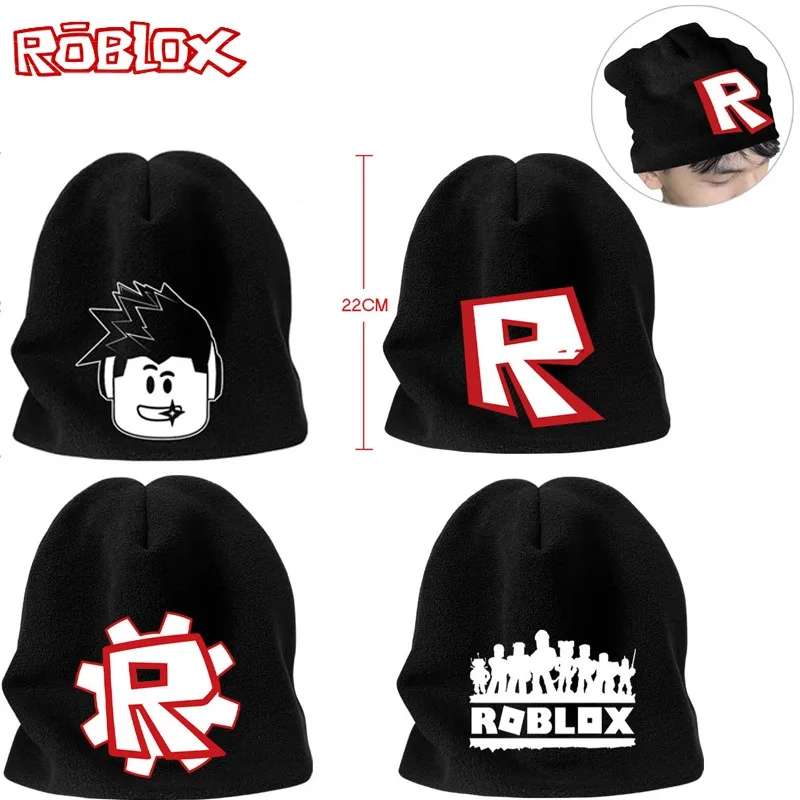قبعة Roblox Anime Game تحت عنوان القطيفة على شكل قبة متماسكة لخريف وشتاء دافئ، هدية عيد الميلاد والكريسماس، قبعة من القماش الناعم متعددة الاستخدامات للجنسين