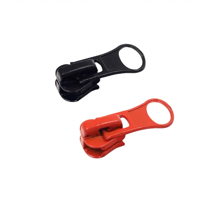 10pcs Colorful No.5 Resin Zipper Head For Down Jacket Clothes Double Open Double Head Detachable High-end DIY Sewing Accessories