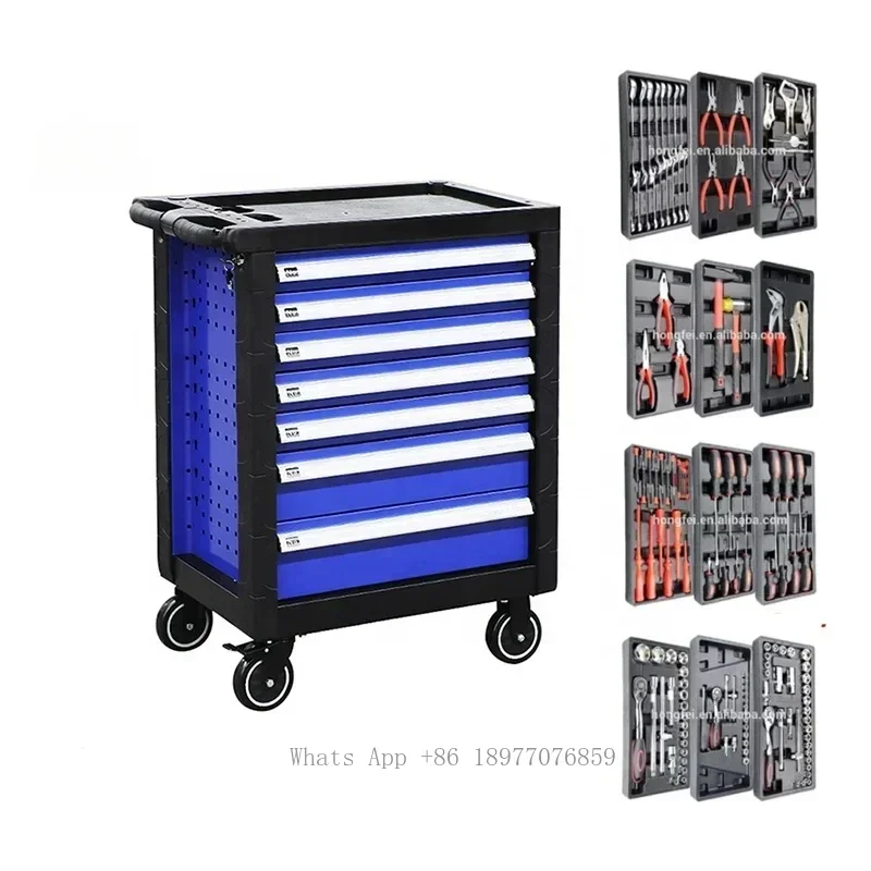 Automotive Hand Tool Box Set Professional Tool Cabinet 2024 Hot Sale