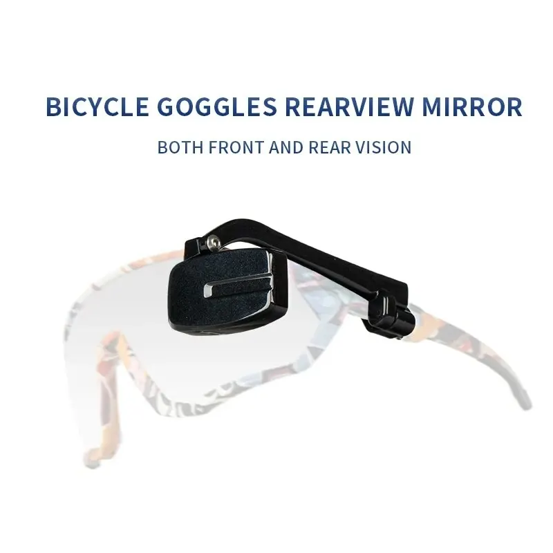 Rrskit Bicycle Goggles Rearview Mirror Cycling Sun Glasses Rearview Mirror Wide Range Reflector Adjustable Bike Back Sight