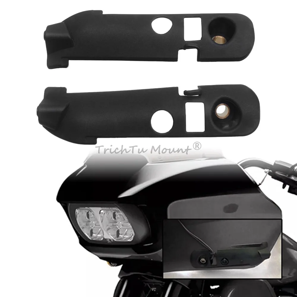 

Motorcycle Matte Black Front Turn Signal Light Support Bracket Mount For Harley Touring Road Glide FLTRX FLTRXS FLTRXSE 15-2023