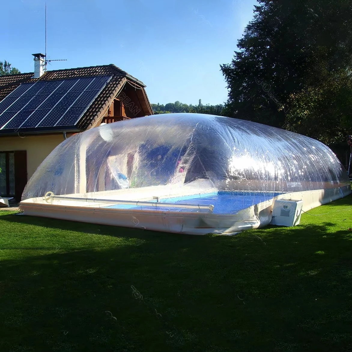 Factory Wholesale Outdoor Pool Transparent Tent Inflatable Swimming Pool Cover