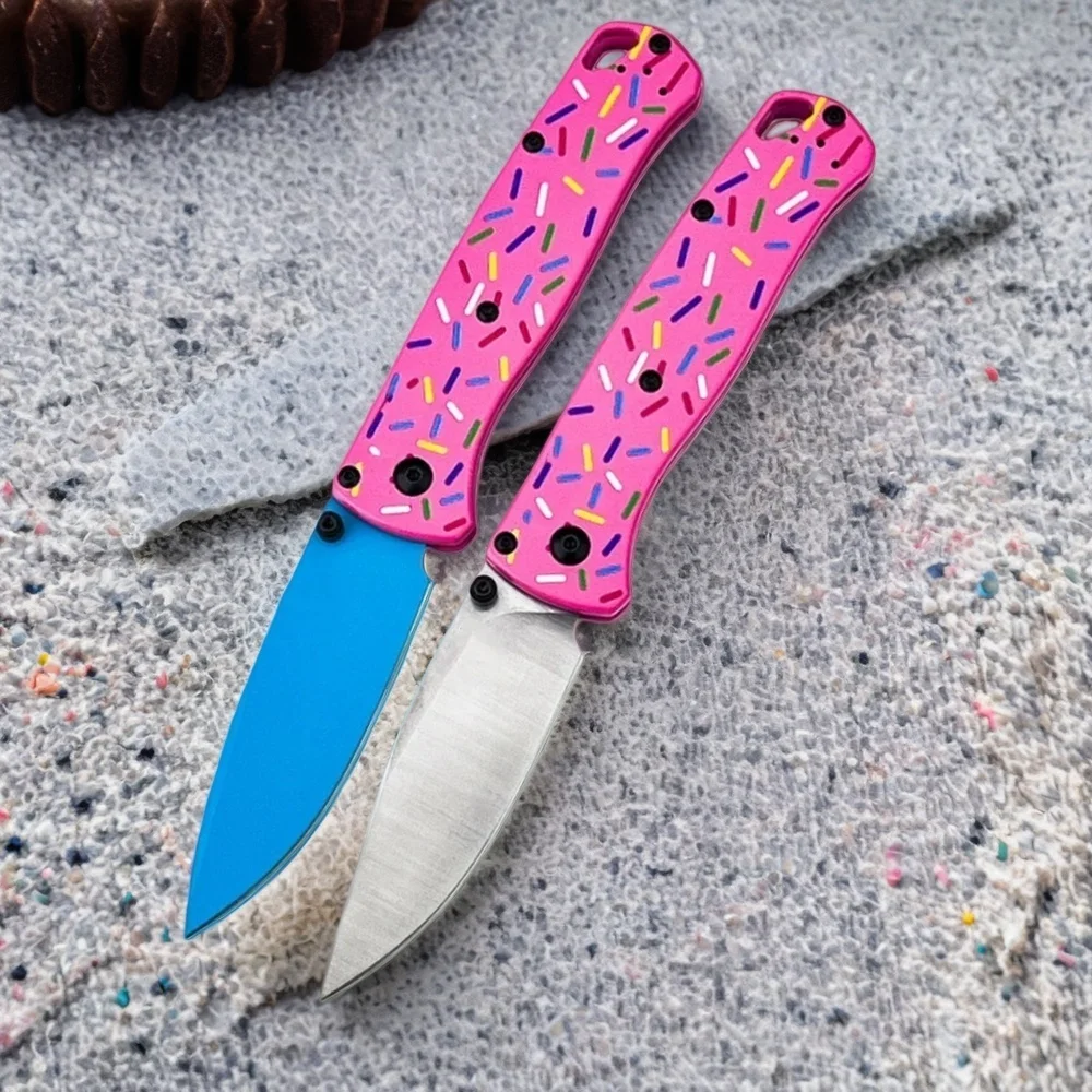 

Высококачественный складной нож BM 535 Bugout Donut розового цвета с лезвием D2 и рукоятью G10 для активного отдыха, кемпинга, походов и повседневного использования