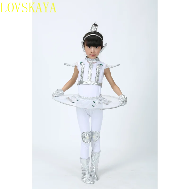 Children's Clothing Dance Robot Astronaut Performance Space Dance Children's Clothing Neutral Dance Clothing Performance Time