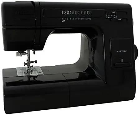 Heavy Duty HD-3000 Black Edition Sewing Machine with Bonus 6 Piece Quilting Kit