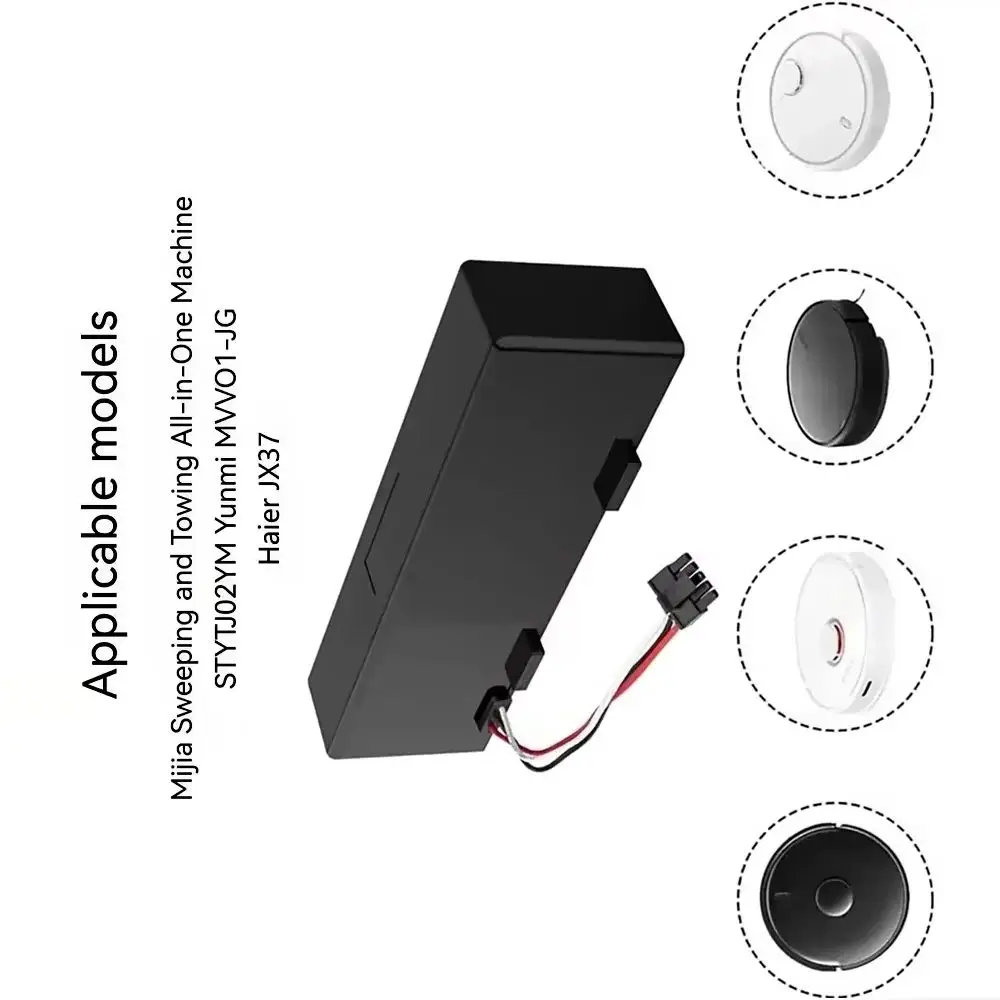 

4S1P Real capacity Sweeper Battery 14.8V 2800mAh for Xiaomi Mijia Mi Robot Vacuum-Mop P Sweeping Mopping Robot STYTJ02YM Battery
