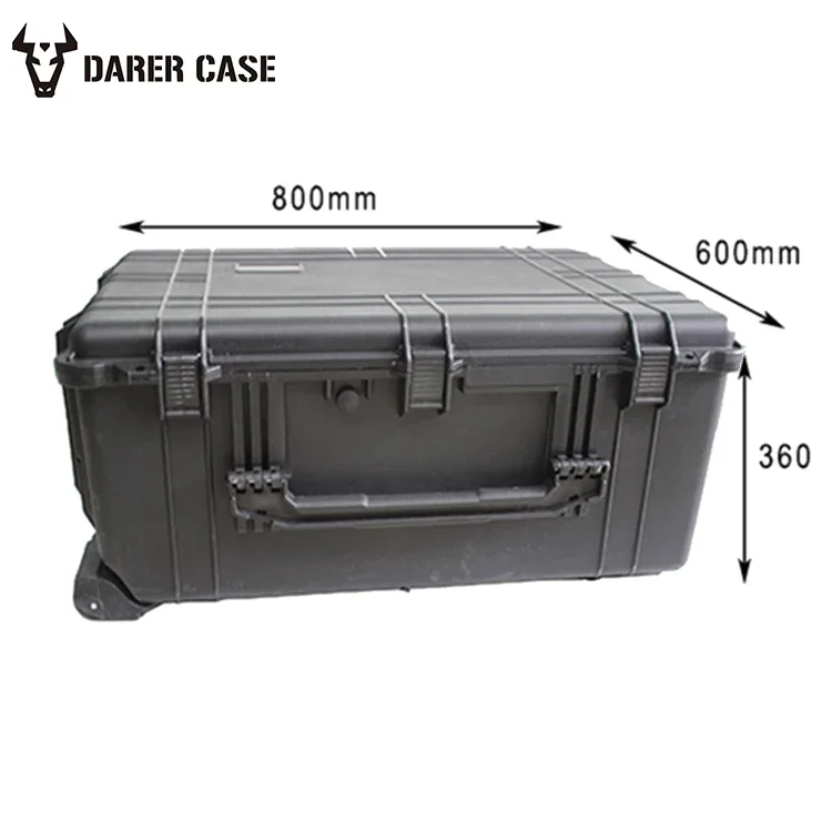 800*600*360MM DPC135 plastic hard case with roller