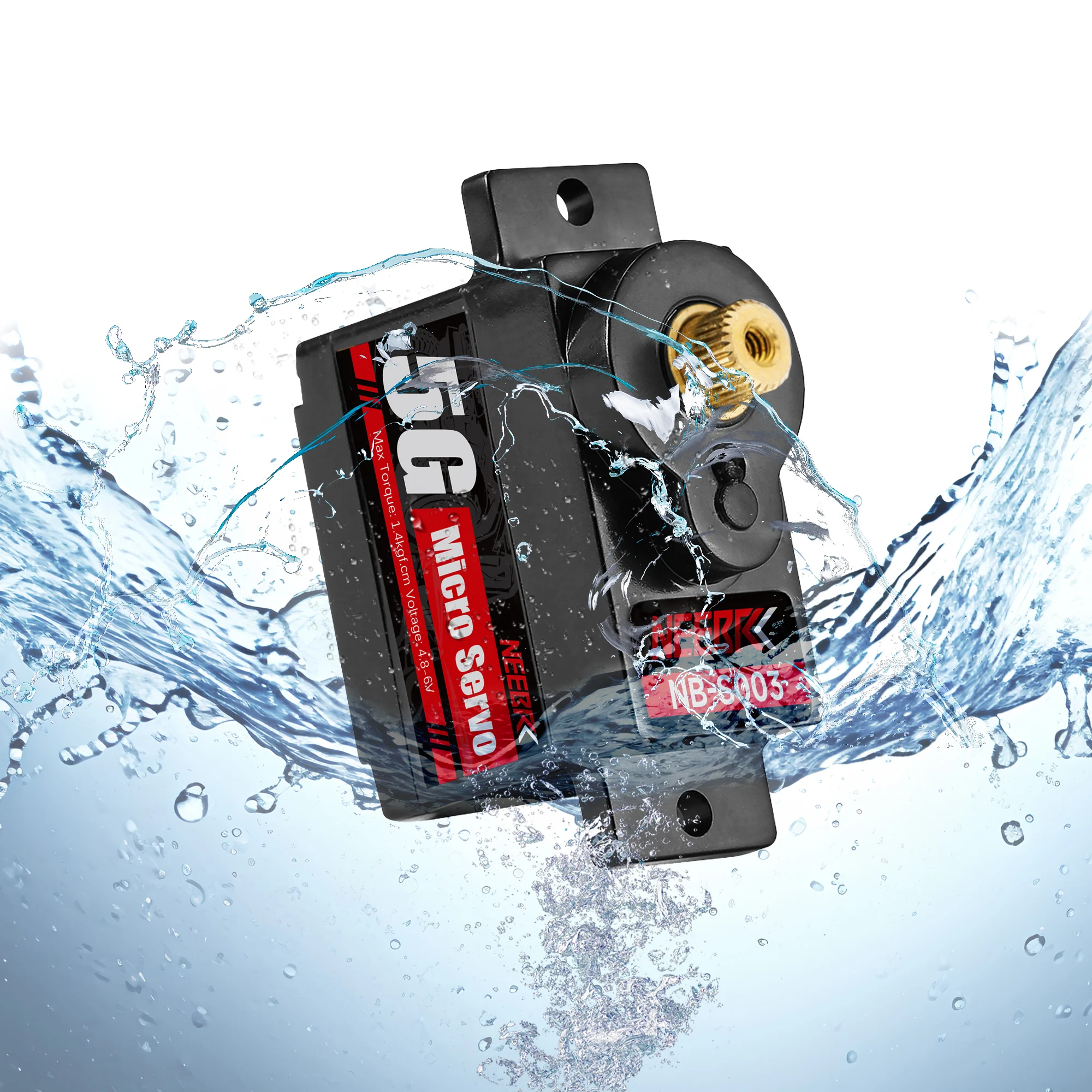 NEEBRC 5G Metal Gear 1.4kg Moment Obrotowy Wodoodporne Cyfrowe Serwo JR Plug do RC Mini Samochodów Samolotów Stałopłatowych Zabawek WLtoys k969 k989 k999