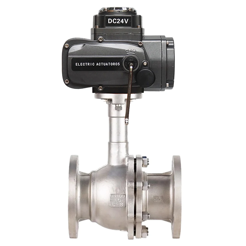 

DN80 Electric 220VAC Ultra LowTemperature Forged 316 Steel Extended Stem 2pcs Flange Cryogenic Ball Valve Suppliers